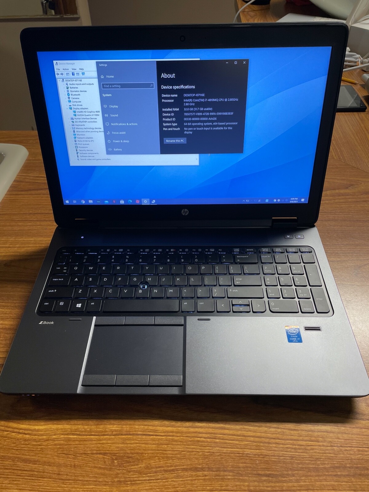 hp ZBook 15 G2 Mobile Workstation　Corei7 HP Mobile Workstation ZBOOK 15 G2 15.6 in FHD Laptop, Intel
