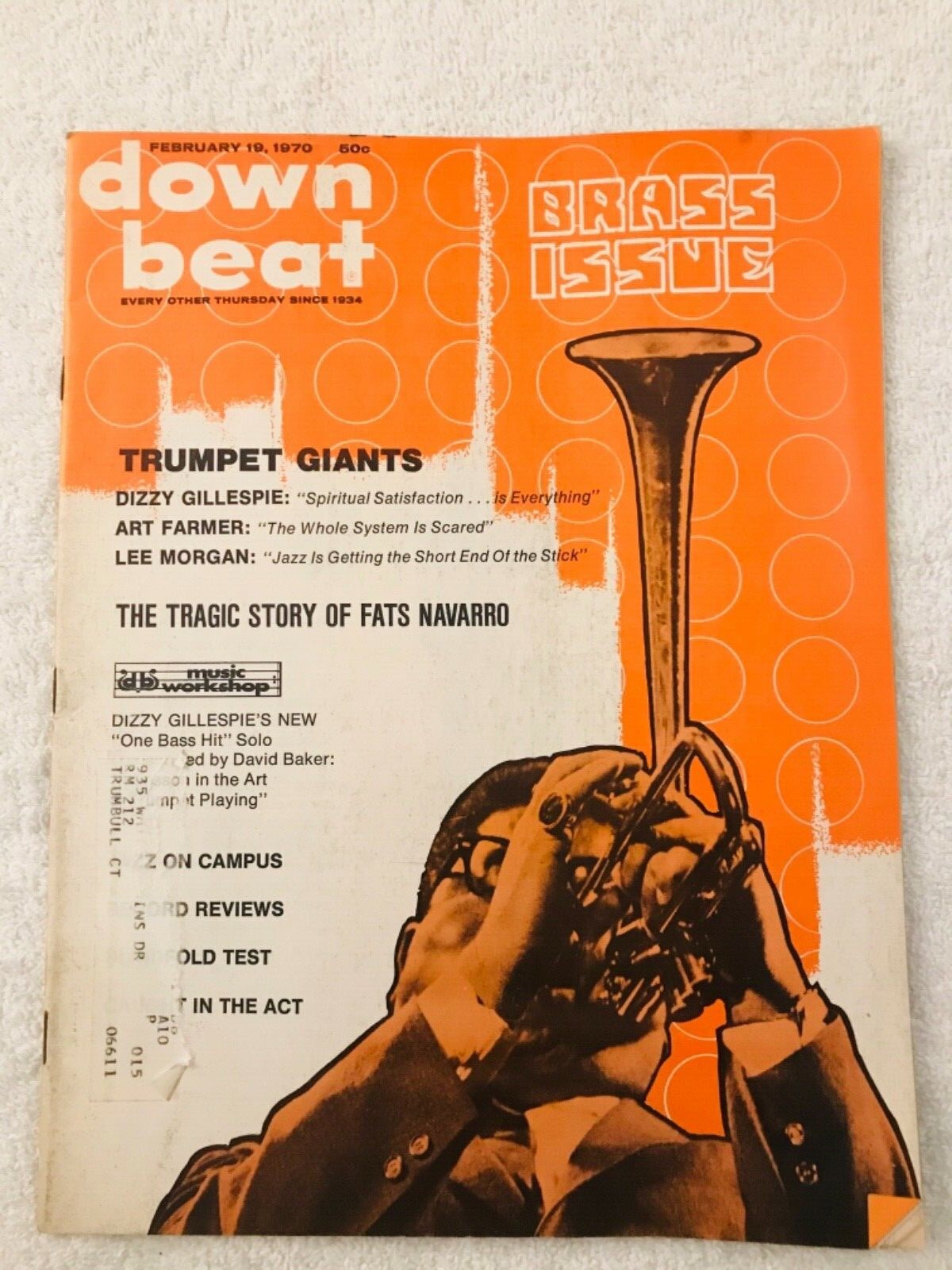 90sDizzy Gillespie down beat magazineロンt 90sDizzy Gillespie down beat magazineロンt