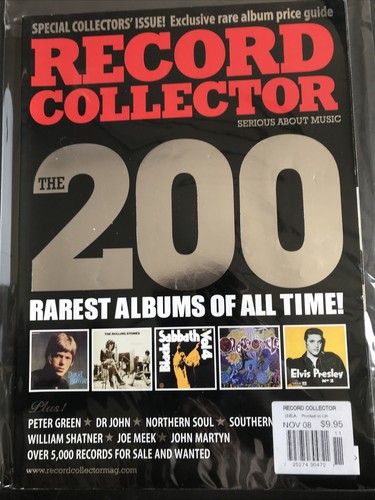 RECORD COLLECTOR 355-200 RAREST LPs - NORTHERN SOUL-DR JOHN
