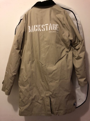 Pre-owned Moncler Genius Fragment Design Vallor Jacket Hiroshi Fujiwara Size 4 (xl) In Brown