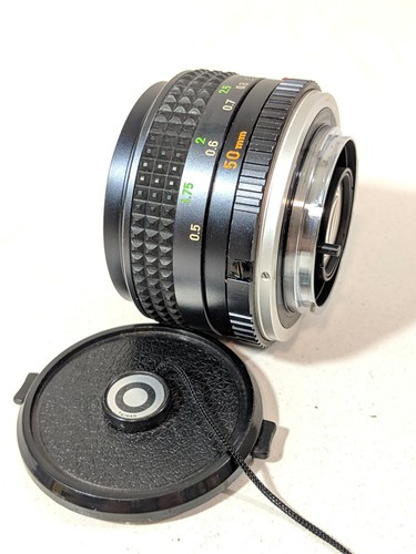 Minolta MC Rokkor-X PF 50mm f1.7 lens Good Condition
