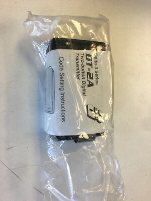 Linear Delta3 DT2A 2- Button Visor Gate Garage Door Opener Remote DNT00017A DT2