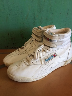 reebok high tops 80s marron