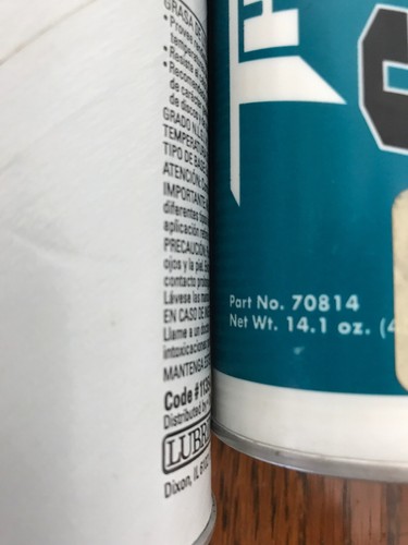 (5) Grease tubes - (2) ThermaPlex  (2) Sta-Lube - (1) LubriMatic