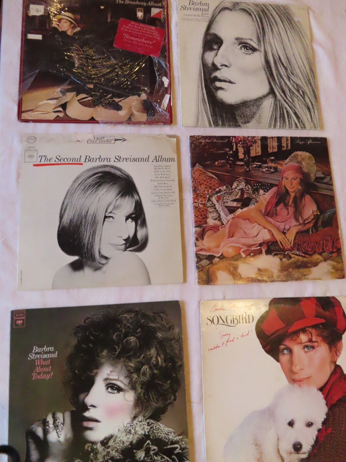 Barbra Streisand lot of 15 vinyl LP's see description