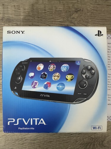 PlayStation Vita - ☆美品☆PlayStation Vita PCH-1000 ZA01  ブラック PS Vita Crystal Black PCH 1000 ZA01 Console Charger Box [N