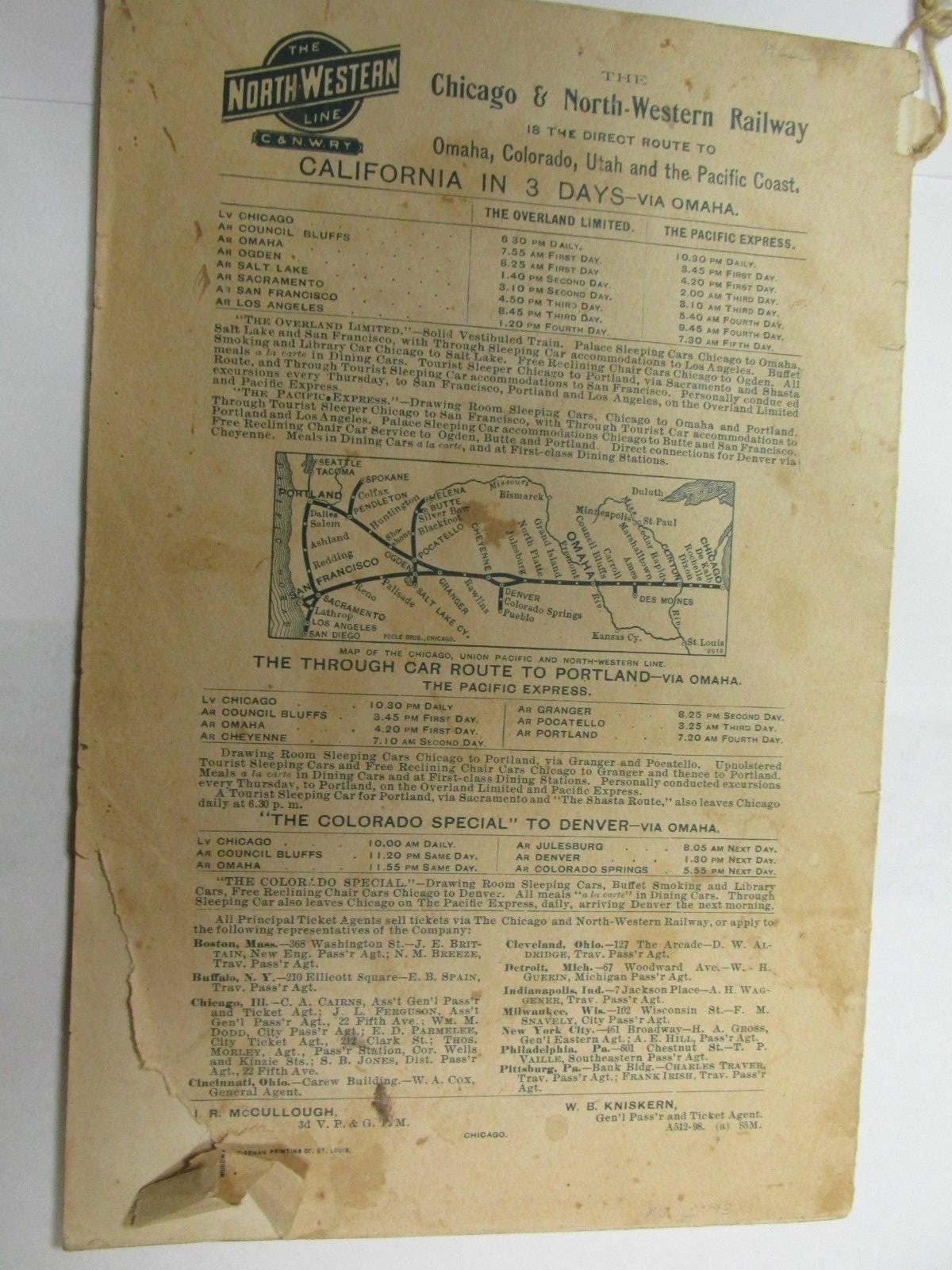 1898 TRANS-MISSISSIPPI OMAHA PAMPHLET CHICAGO & NORTHWESTERN RAILWAY
