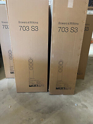 Bowers & Wilkins 703 S3 3-Way Floorstanding Speaker - Pair (Black)