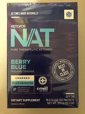 Pruvit Keto OS MAX NAT Sealed Box Charged or Caffeine Free-Free Shipping