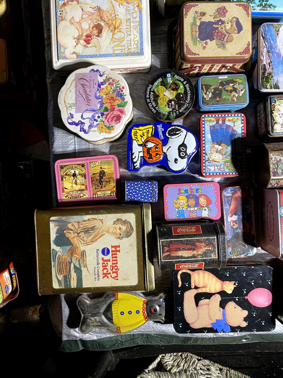 VINTAGE SMALL & MEDIUM ADVERTISING TINS CANISTERS ***YOU PICK***