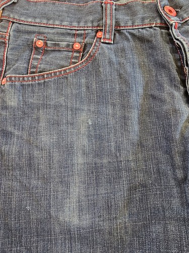 Used Vintage 2000s EVISU EU ED Jeans Tag Size 34