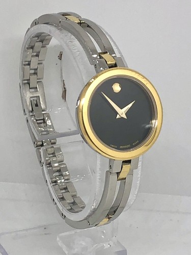 ★スイス名門ブランド！★MOVADO モバード TREND クリスタル MOVADO Museum Esperanza Two Tone Sapphire Crystal Women's