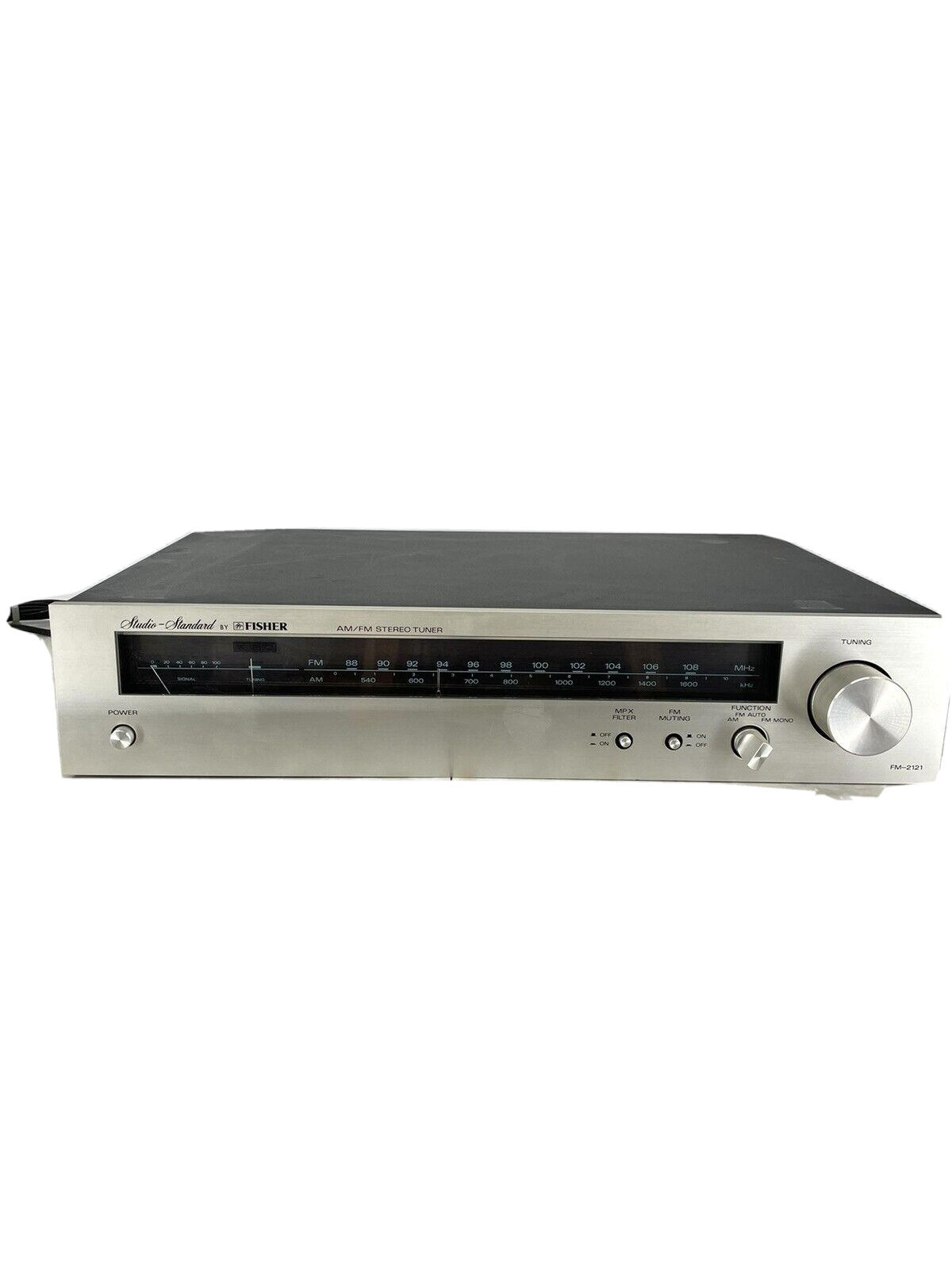 Vintage Fisher FM-2121 AM/FM Stereo Tuner - Powers On | eBay Vintage Fisher FM-2121 AM/FM Stereo Tuner - Powers On | eBay