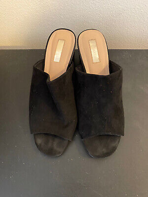 Primark Black Peep Toe Heels Size 9
