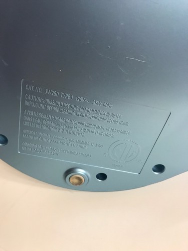 BLACK & DECKER LIDS OFF MODEL JW250 ELECTRIC JAR OPENER WHITE TEAL