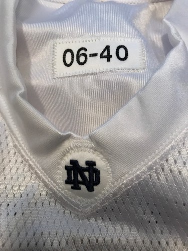 2006 ADIDAS TEAM ISSUED NOTRE DAME FOOTBALL JERSEY #9