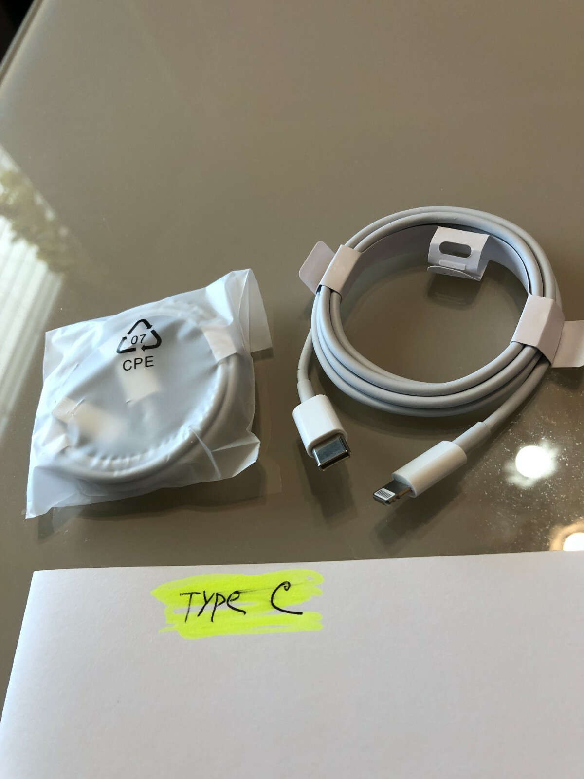 11promaxケーブル LOT 2x iPhone 12 11 Pro Max Charging Cable USB-C Type-C