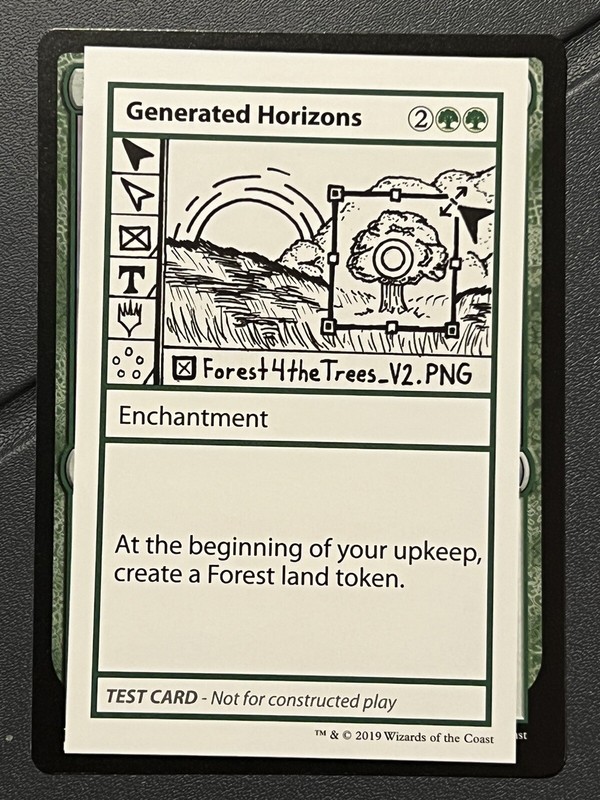 Mtg Mystery Boosterâ Playtest Cardâ Generated Horizonsâ Nm