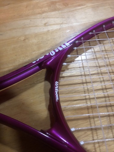 Wilson Triumph Adult Tennis Racquet Oversized Head Racket Grip 4 1/4 Pink