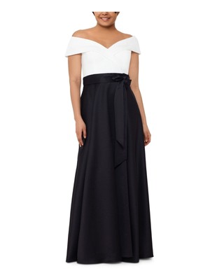 

XSCAPE Женское бежевое длинное вечернее платье без рукавов + расклешенное платье, Бежевый