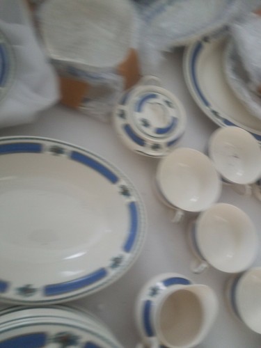 Syracuse China Sherwood Pattern Dinnerware Set 88 Pc Old Ivory USA Made
