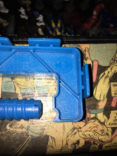 Vintage Hot Wheels Redlines Era 1967 BLUE Start Gate Track Clamp Rare