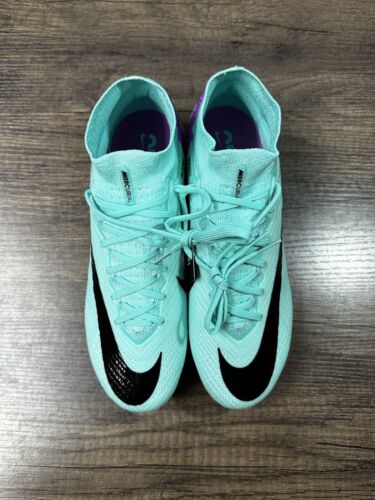 Pre-owned Nike Zoom Mercurial Superfly 9 Elite Fg Hyper Turquoise Dj4977-300 Mens 4.5-12 In Green