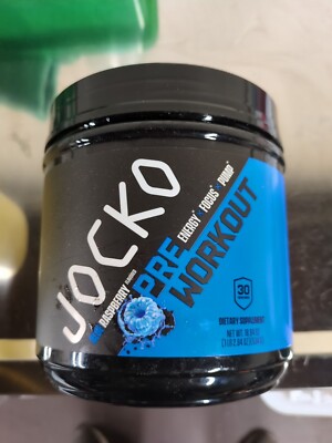 New Jocko Fuel Ultimate Pre Workout Powder - Blue Raspberry CLEARANCE  7/25