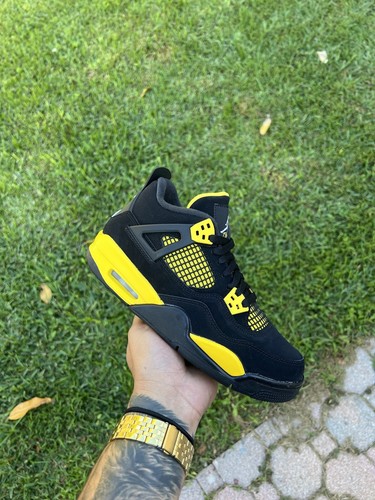 靴 AIR JORDAN 4 RETRO THUNDER Jordan 4 Retro Thunder (2023) Men's - DH6927-017 - US