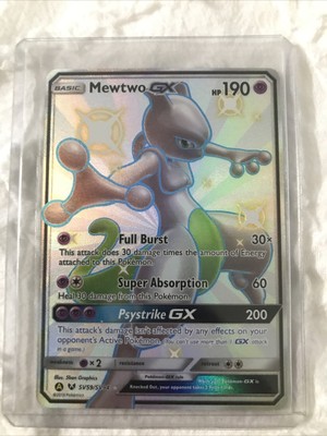 Shiny Mewtwo Gx Full Art 10 Prices 137 00 2 080 Mavin