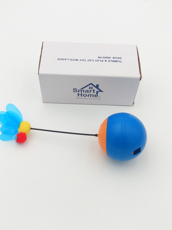 Wobbling Cat Toy With  Laser By Smart Home Essentials