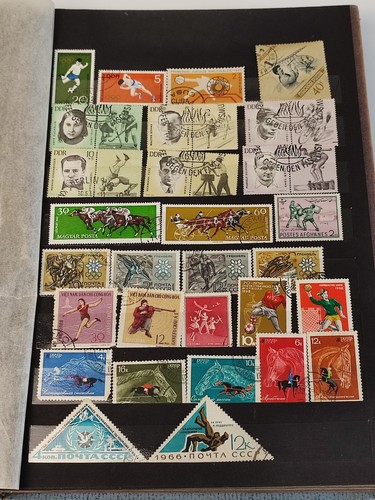 コレクション ANTIQUE STAMPS/POSTCARDS Architecture World Stamp Collection Mint & Used ZAYIX
