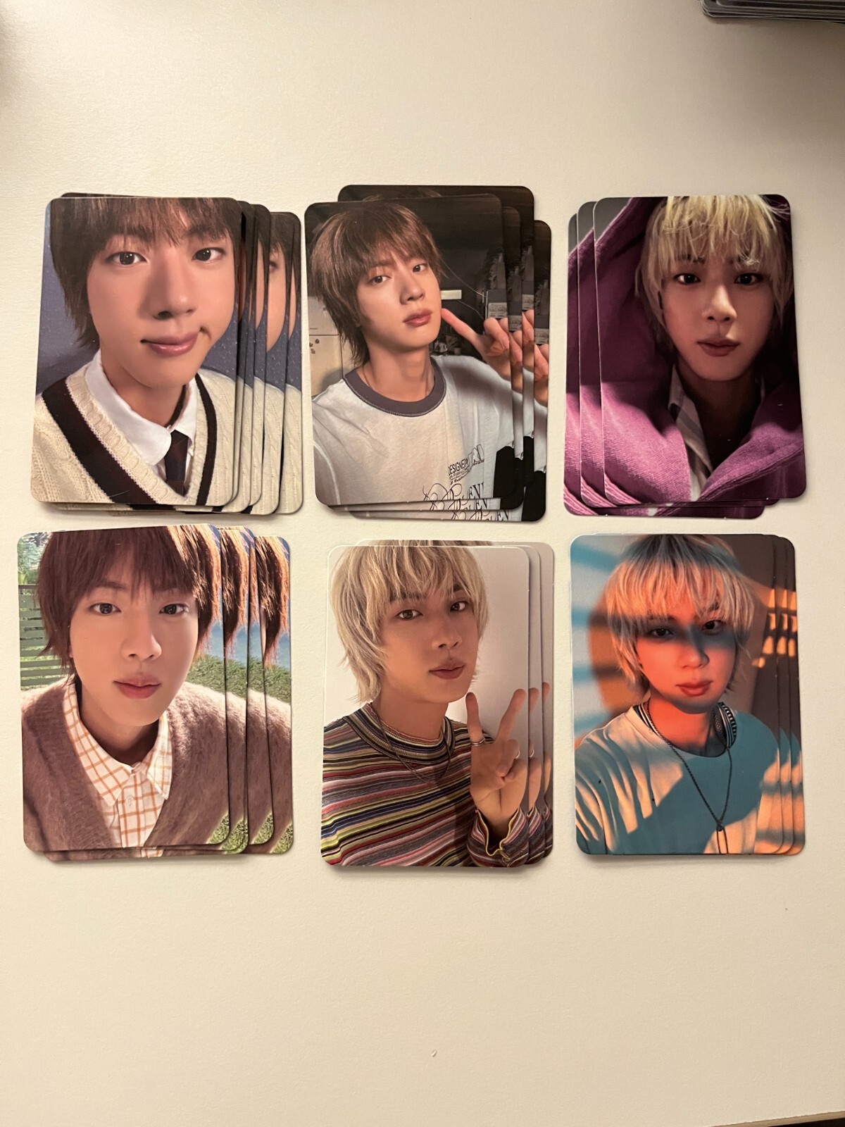 BTS JIN GOYANG PHOTOCARD A&B 特典 JINトレカ4枚 BTS JIN GOYANG PHOTOCARD A&B 特典 JINトレカ4枚 GulPLIVWcAI