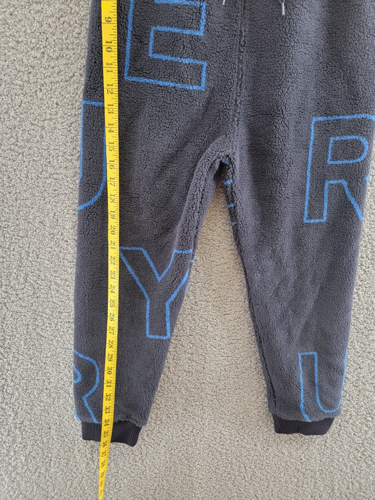 Burberry Edgar Logo Jogger Pants Boys' 12Y Navy/Black