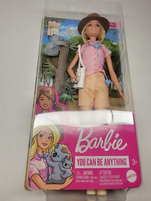 Barbie Zoologist You Can Be Anything Doll 10.5'' with kuala bear