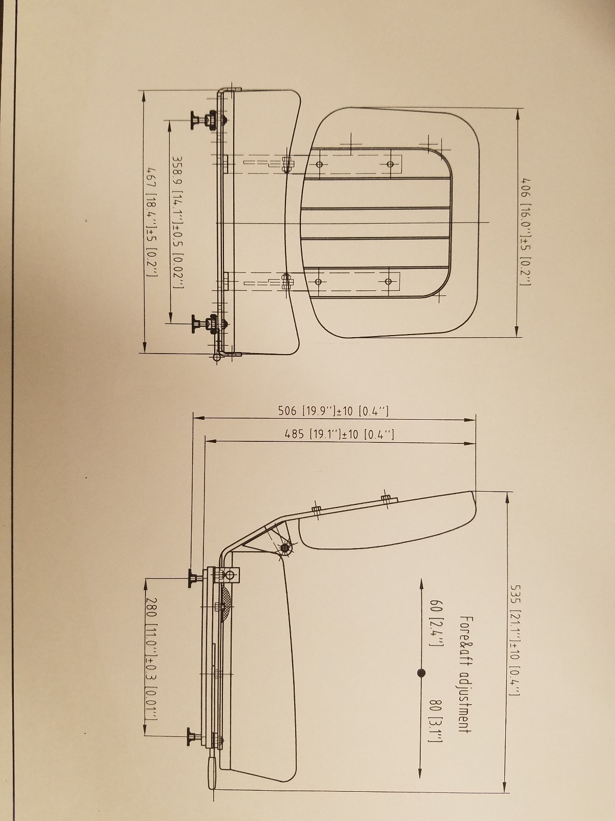 Forklift Seat Universal Folding FITS NISSAN CAT HYSTER CLARK TOYOTA