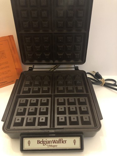 Vintage Belgian Waffler Model BW-4 By Munsey