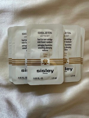 10 X Sisleya Le Teint Anti-Aging Foundation 4 Rose Spice each sample 1.5ml