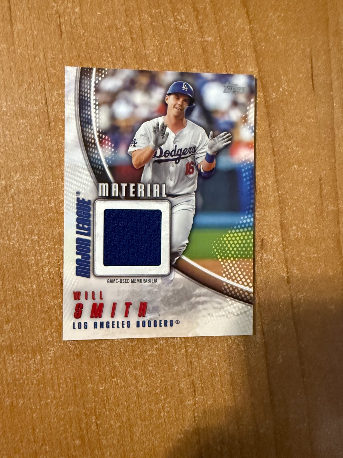 2025 Topps Series 1 - Will Smith - Major League Materials