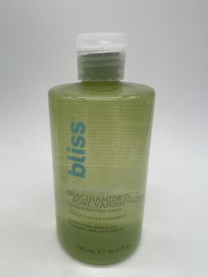 Bliss Disappearing Act Niacinamide Pore Vanish Micro Purifying Toner COMBINESHIP