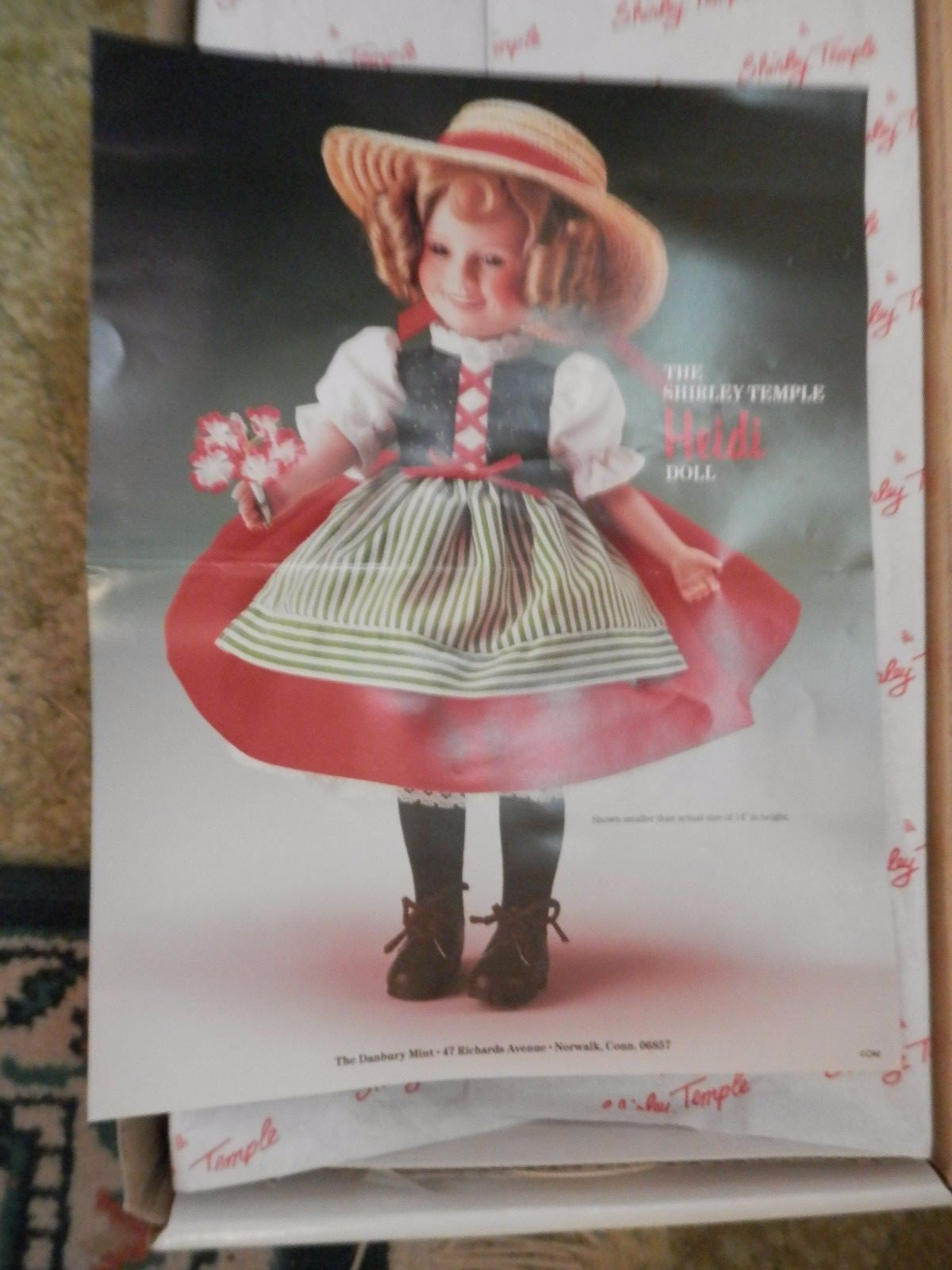 Danbury Mint Dolls of the Silver Screen Shirley Temple as Heidi