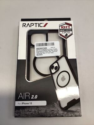 RAPTIC Air 2.0 Magnetic for iPhone 15 Case Shockproof CLEAR Case 6.7 IN