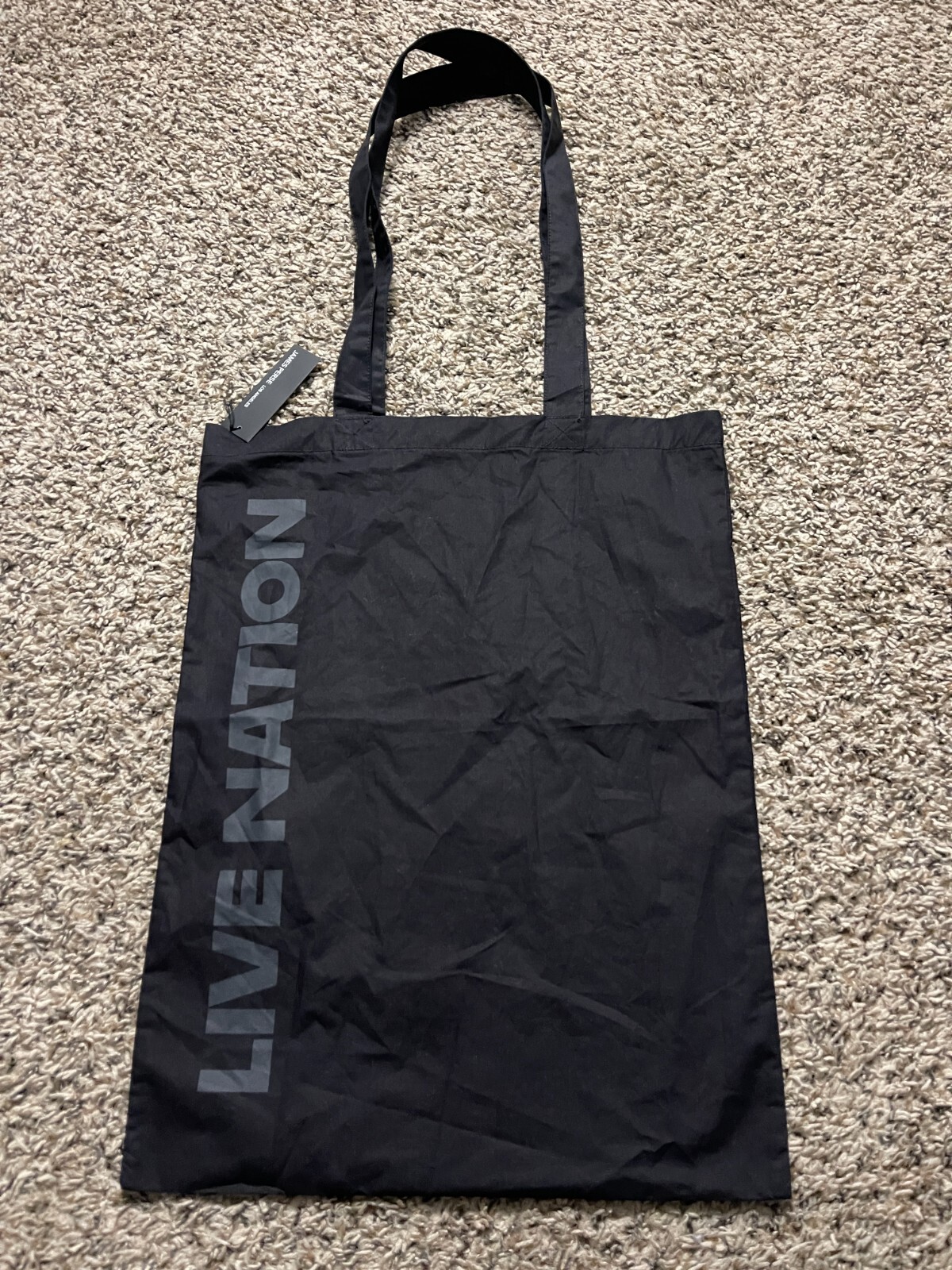 James Perse Tote Bag Black 13.5 James Perse Tote Bag Black 13.5