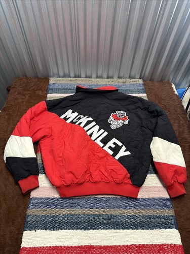 Vintage Swingster Bomber Varsity Jacket McKinley Bulldogs 2XL XXL Embroidered