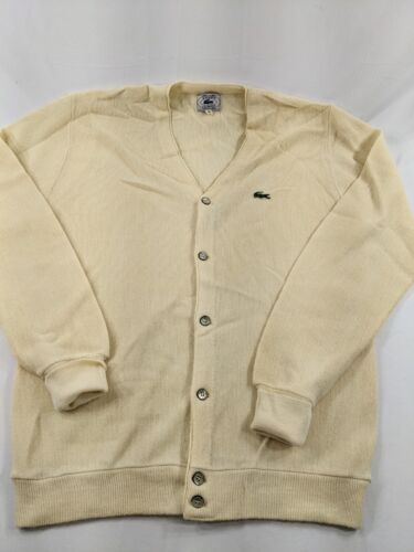 Vintage 1960s IZOD Lacoste 100% Orlon Acrylic Light Cream Vintage 1960s IZOD Lacoste 100% Orlon Acrylic Light Cream