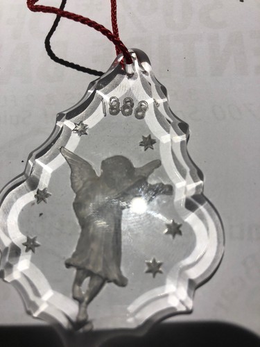 1988 Vintage Crystal Christmas Ornament Made in W. Germany for Spiegel