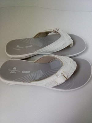 

Белые женские сандалии без шнуровки CLOUD STEPPERS BY CLARKS Sunmaze Daisy, размер 8 м, Белый, 26160875