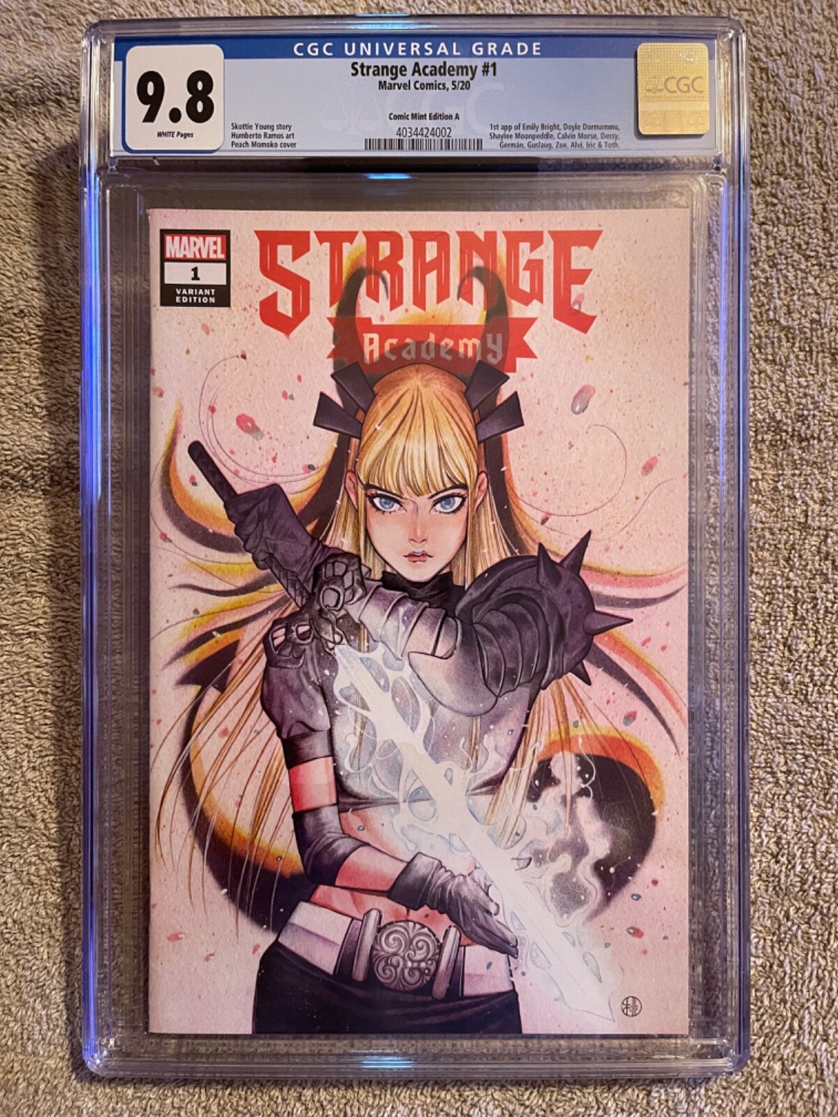 Strange Academy #4 桃桃子エクスクルーシブ表紙 アメコミリーフ Strange Academy #4 桃桃子エクスクルーシブ表紙 アメコミリーフ