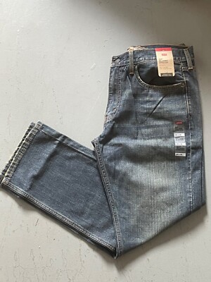 Levi's Men's 559 Relaxed Fit Jeans Dark Range Medium Wash Size 42 x 32 New Tags
