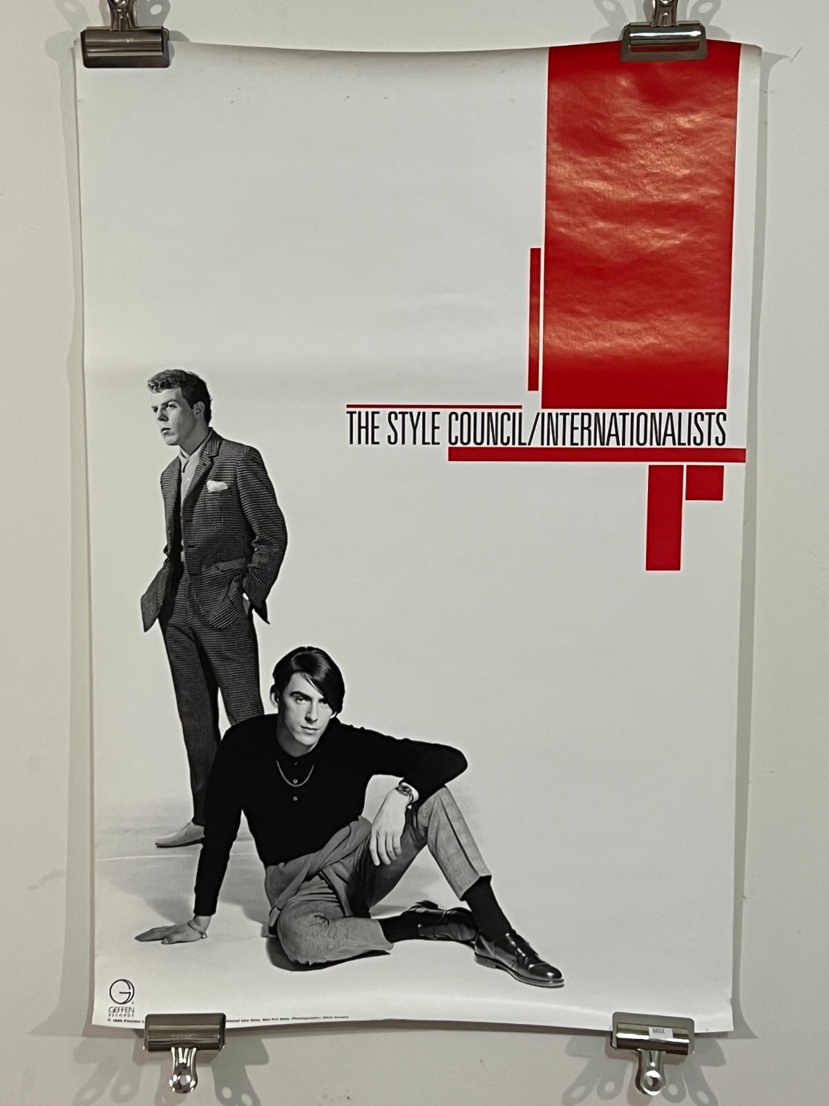 THE STYLE COUNCIL Internationalists 1985 Poster Mod God PAUL